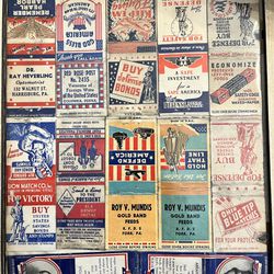 1000’s Of Empty Advertising Matchbooks From 1930’s - 1960’s