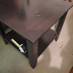 Gorgeous Modern Espresso End Table / Nightstand