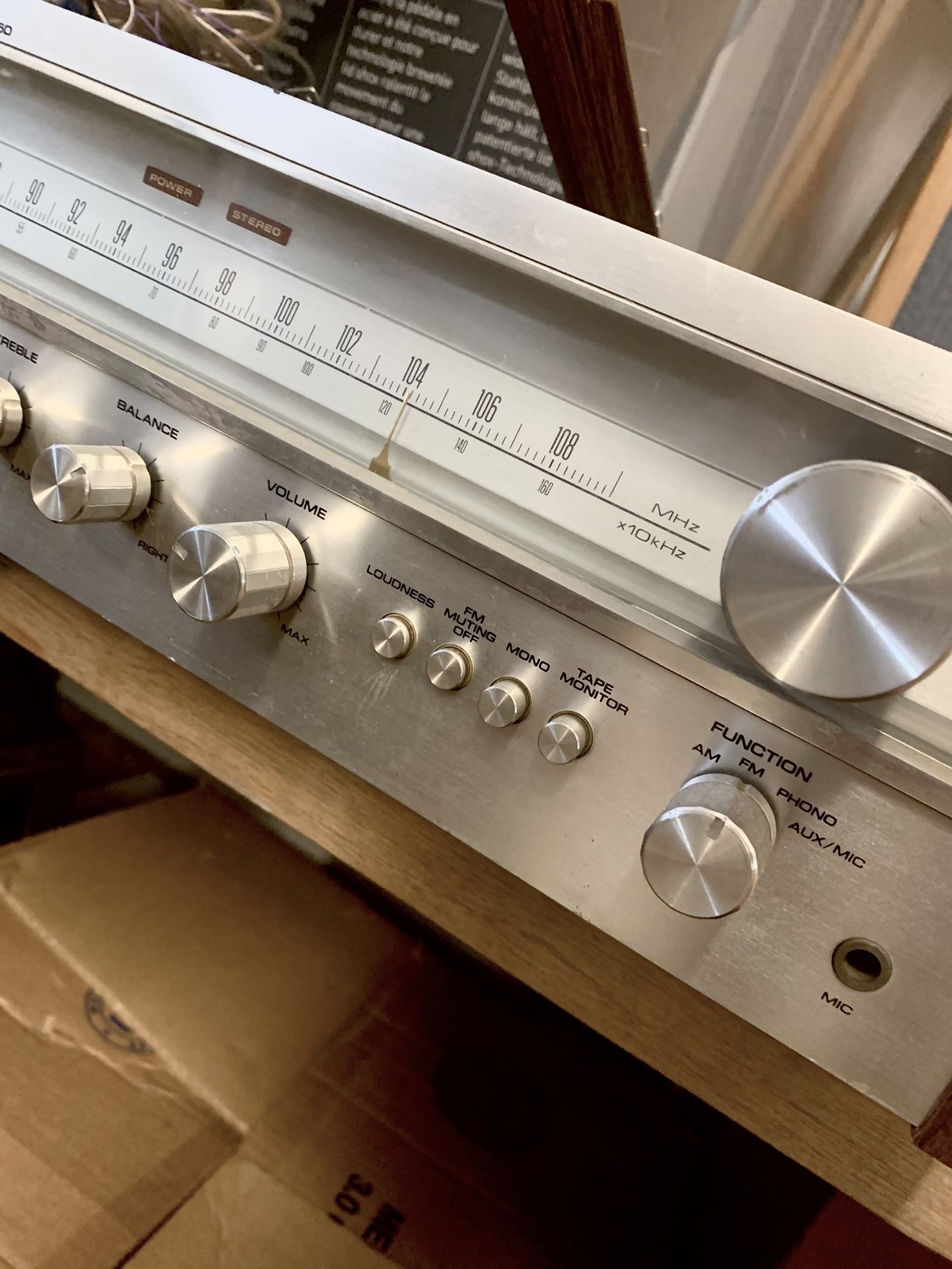 Pioneer receiver
