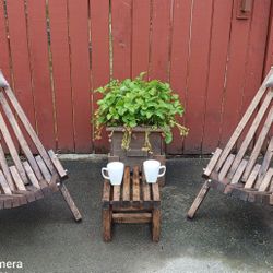 NEW Set Chairs Kentucky With Table And Cushions 