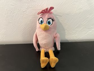 The Angry Birds Movie 8” Pink Stella Plush Stuffed No Sound Commonwealth 2016