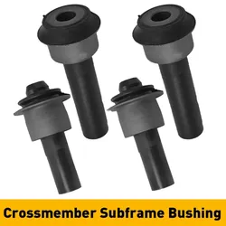 4PCS Front Subframe Crossmember Bushing Kit durable Fits 08-15 Nissan Rogue Leaf
