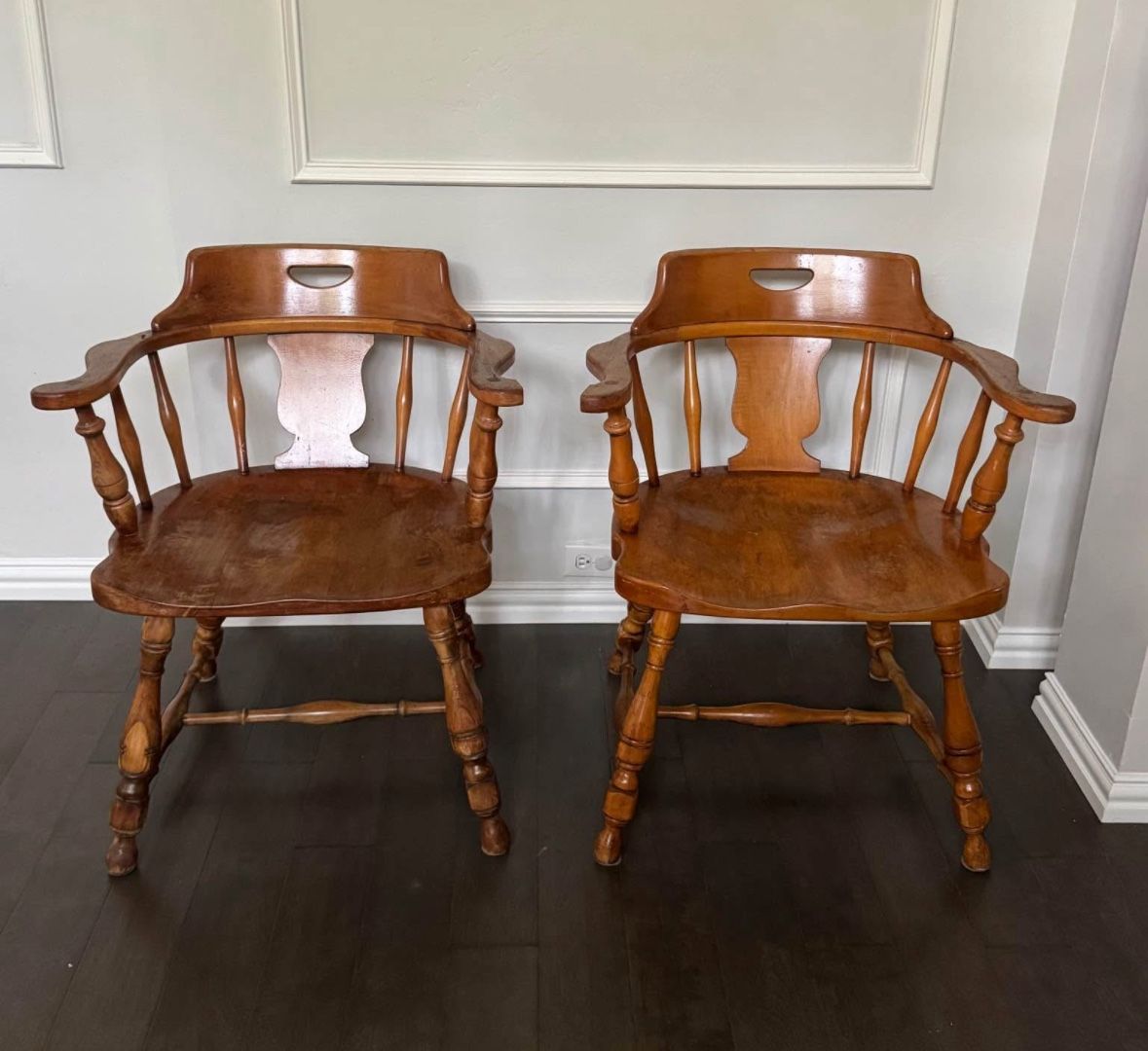 Vintage Solid Wood chairs $30 each