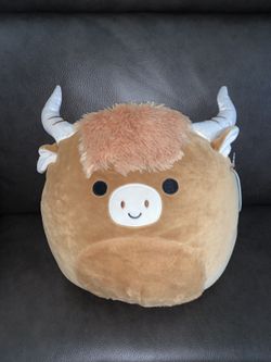12” Wilfred the Highland Cow Squishmallow (New with Tags)