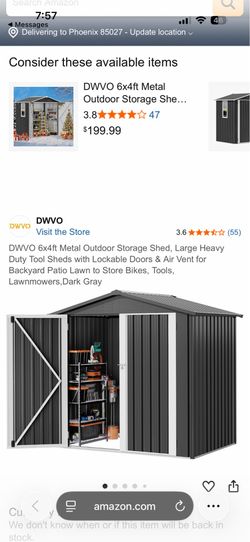 Metal Outdoor Shed