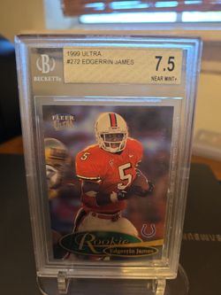 1999 Fleer Ultra Edgerrin James Rookie BGS 7.5