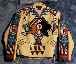 Vintage Hand Made Leather Jacket 