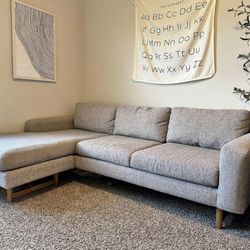 West elm Sectional ( Delivery Available )