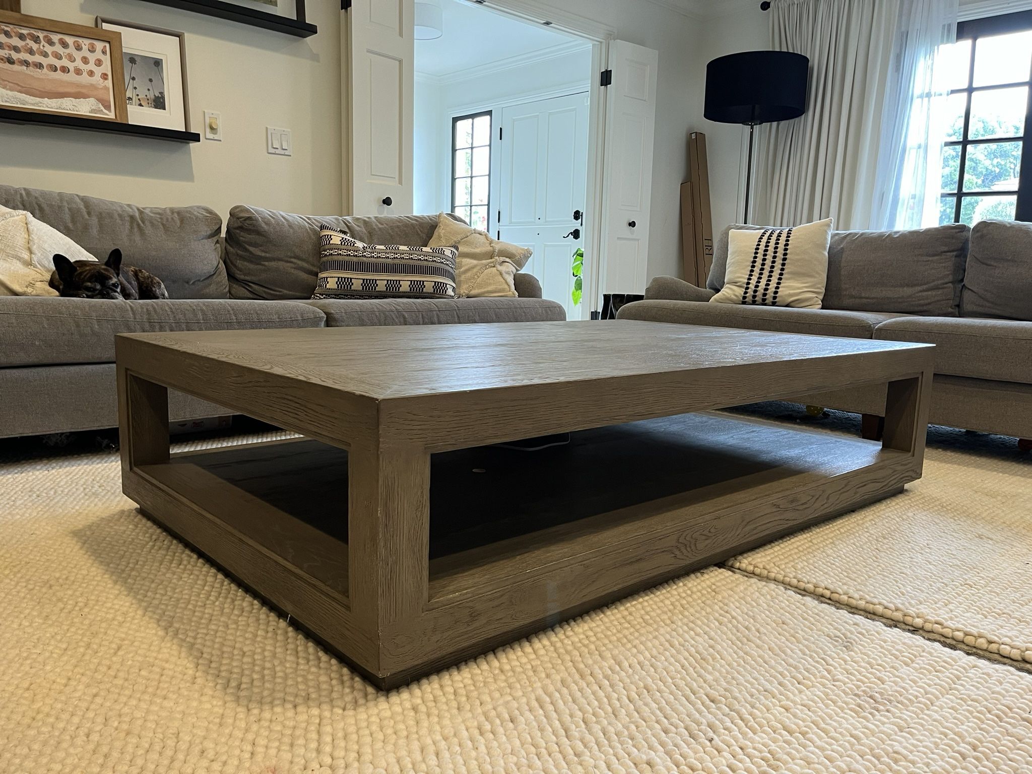 Restoration Hardware (RH) Grand Framed Coffee Table