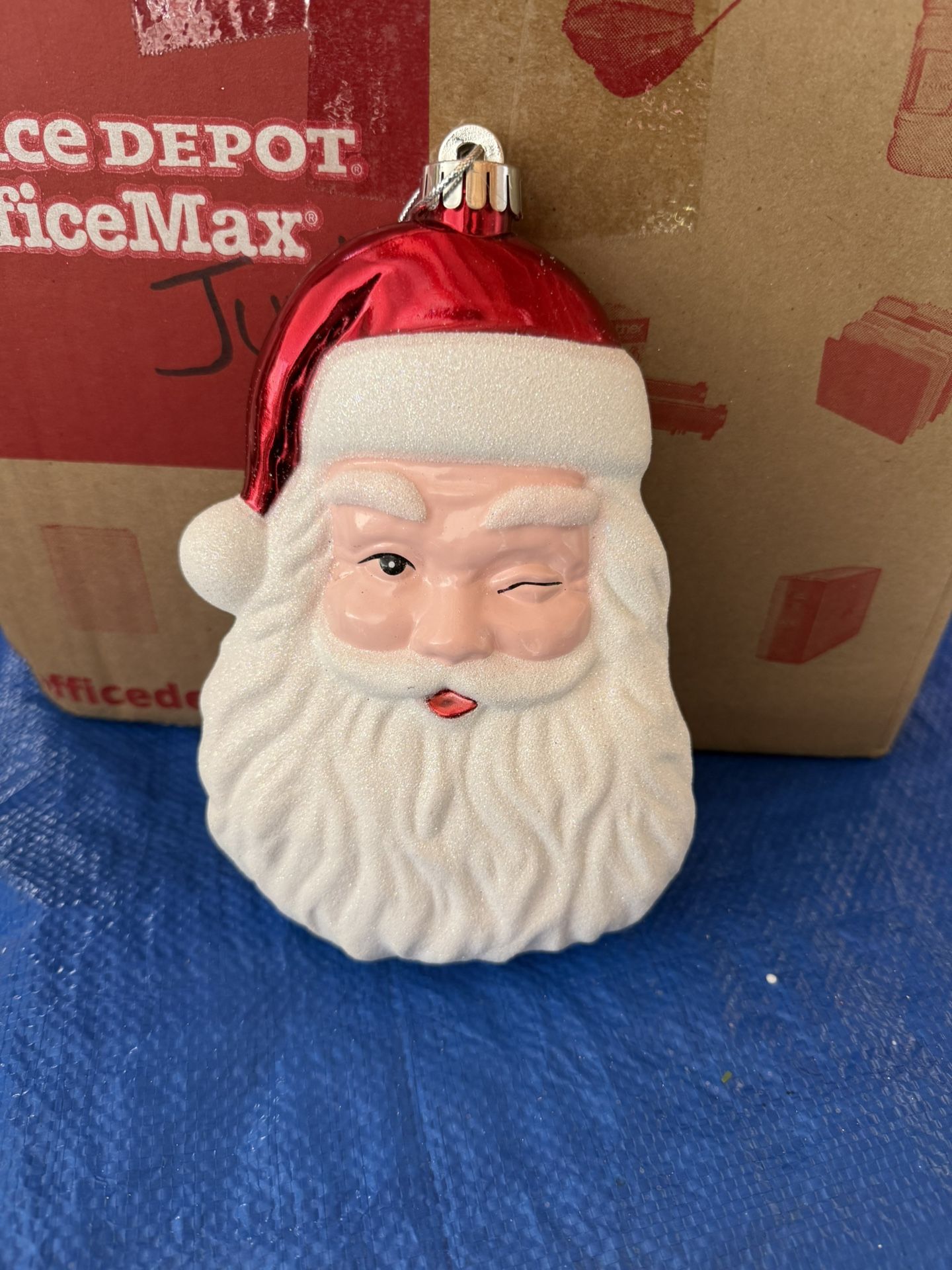 Jumbo Santa Claus Christmas Tree Ornaments