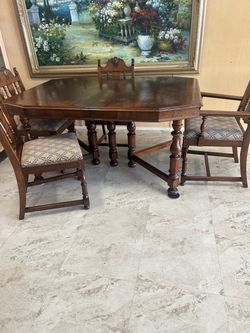 Antique dining set