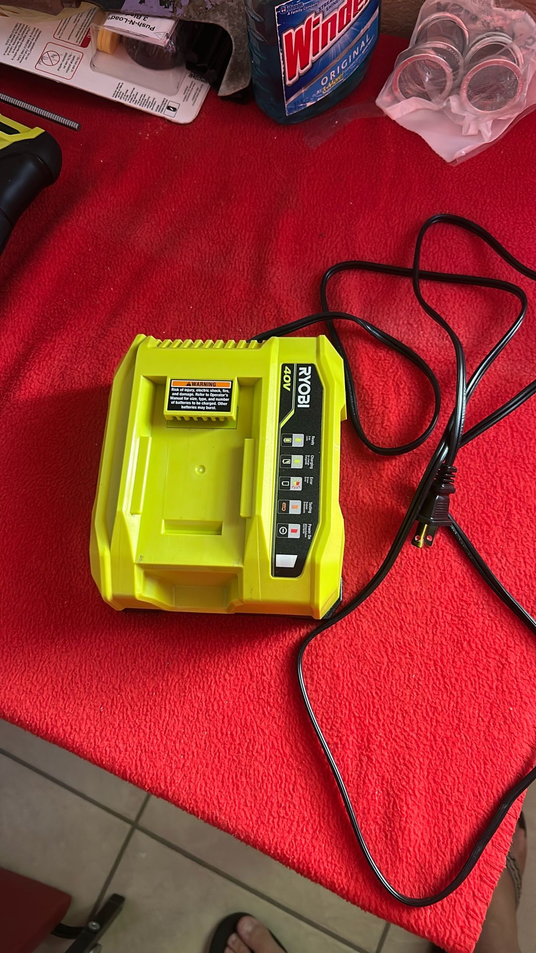 Ryobi 40v Rapid Battery Charger