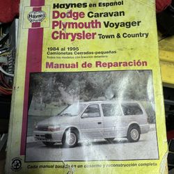 Dodge Caravan Haynes Español