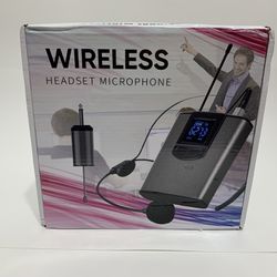 UHF Wireless Microphone Headset 