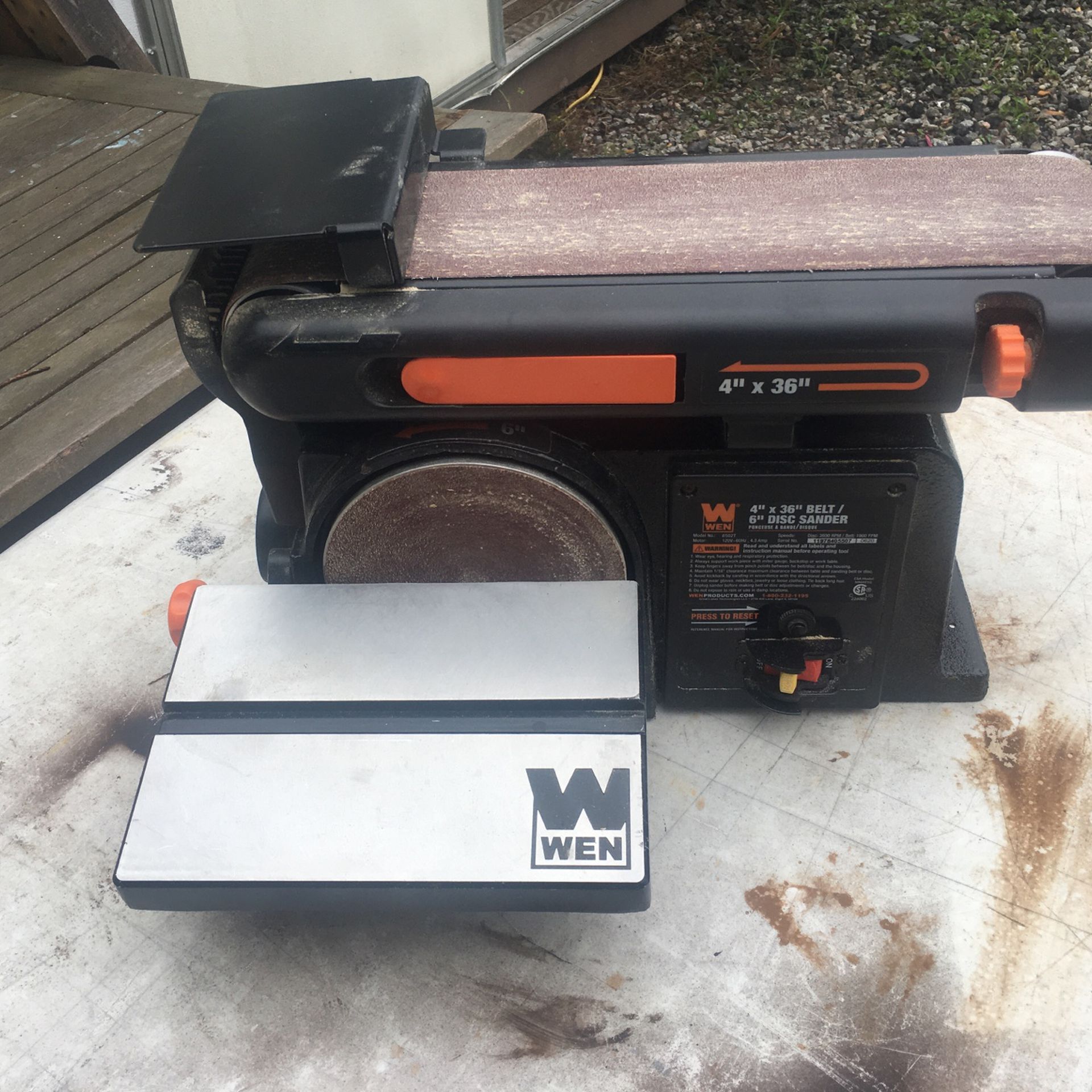 Wen 6” Belt Sander