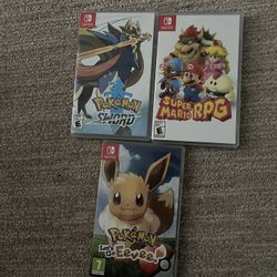 Nintendo Switch Games Mario And Pokémon