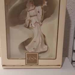 Lenox My Own Guardian Angel November Birthstone Figurine Topaz Citrine Yellow