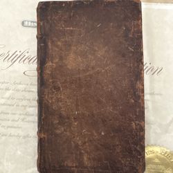 1784 Antique Book 