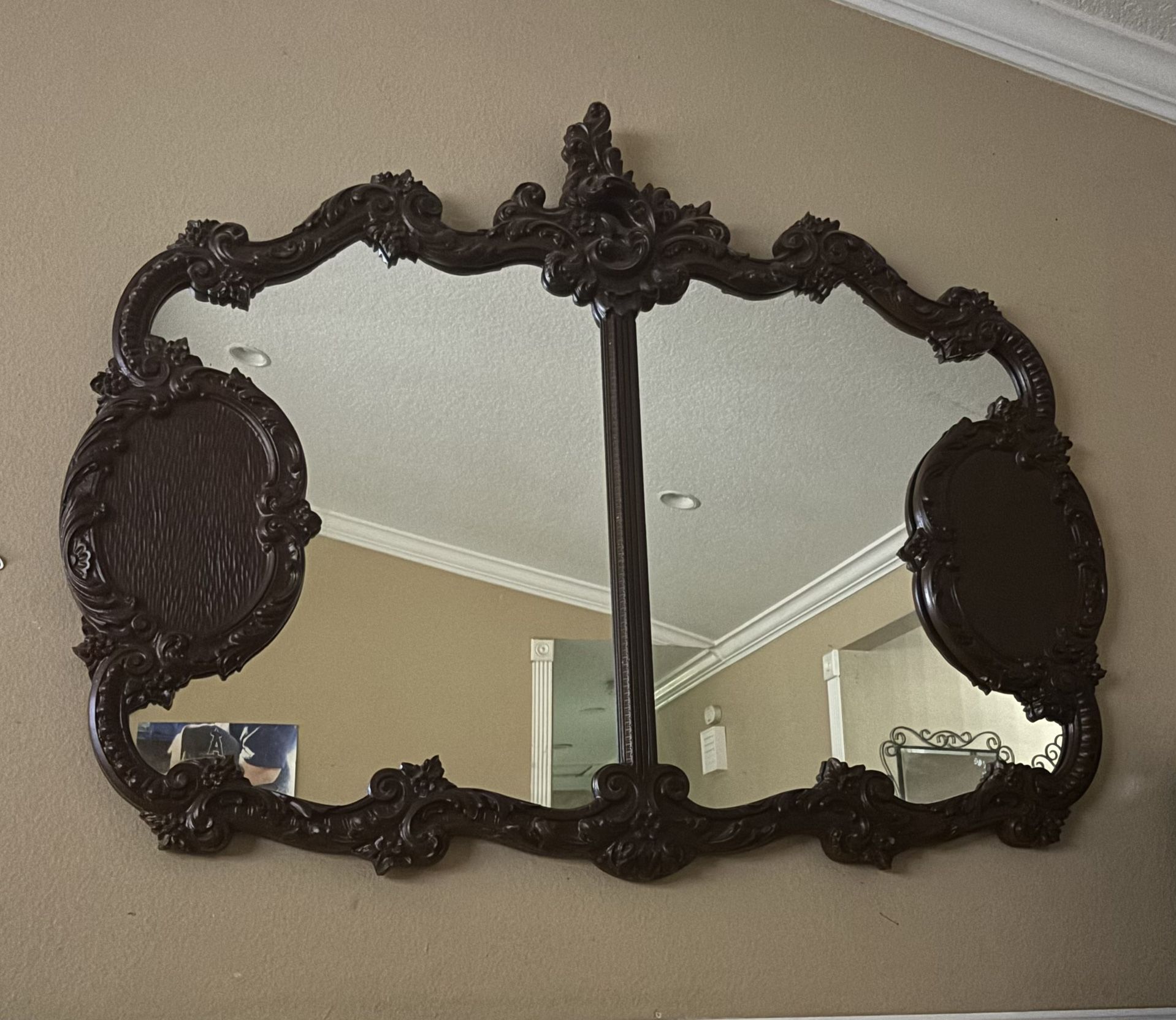 Antique Table And Mirror
