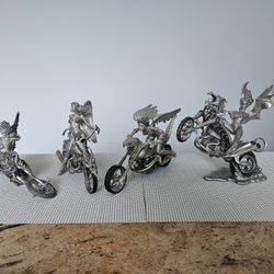 Julie Bell Pewter Statues from Franklin Mint