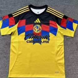 Soccer America america 🦅🦅las home and away local visitante aguilas New Jersey  2025-  2026 fan version  player version small to 4xl tricampeon futbo