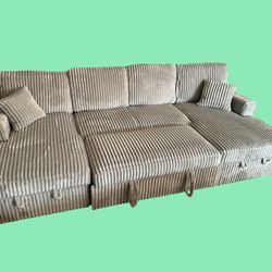 New Gray Sectional 