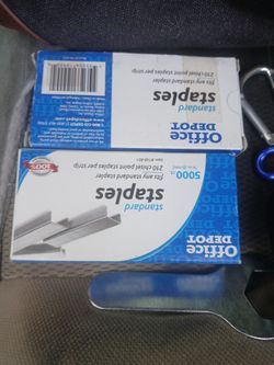 2 Boxes Office Depot Staples 5000 