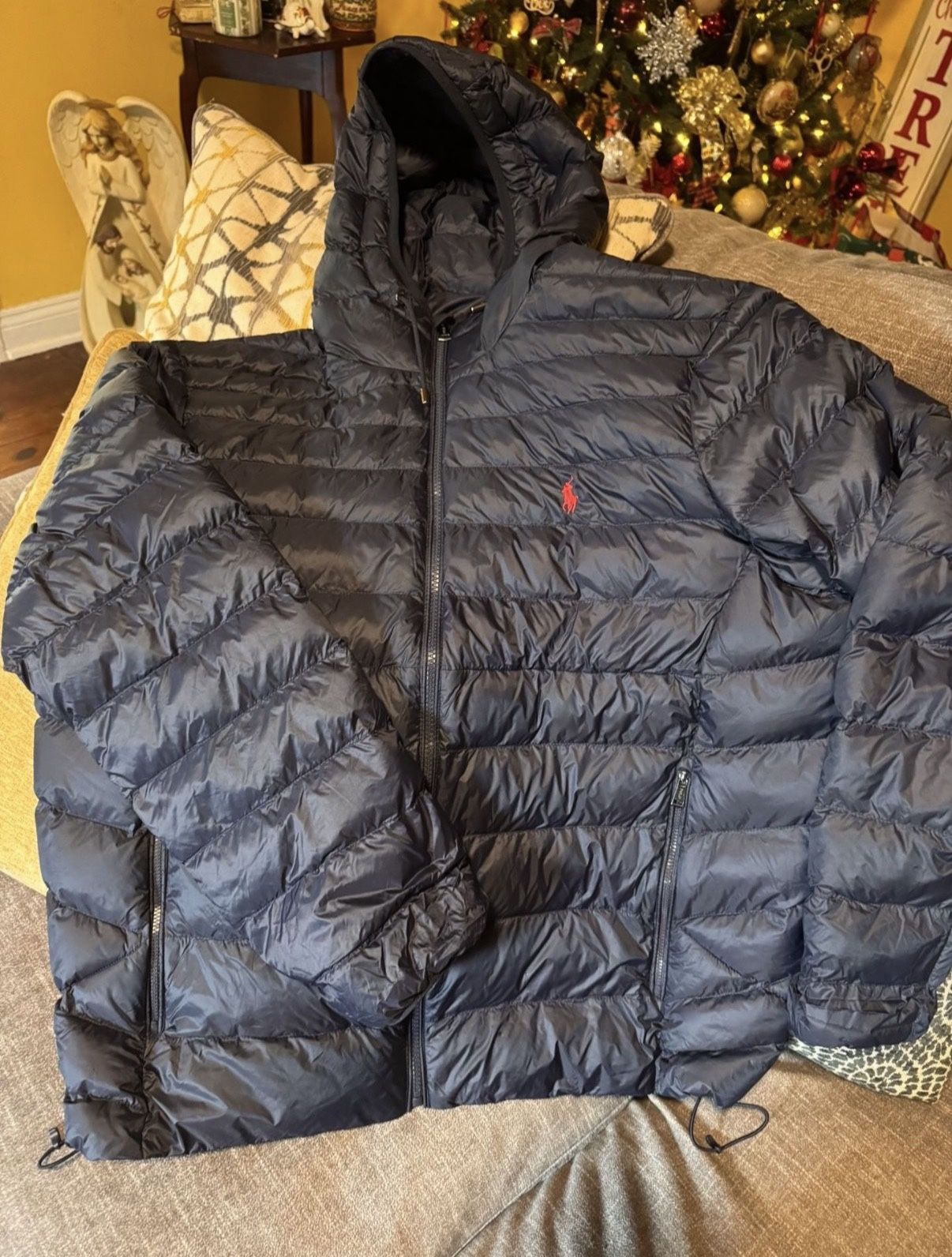 XL RALPH LAUREN POLO HOODED PUFFER JACKET Like New - Men’s Coat - Unisex