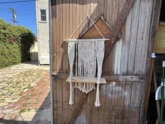 Macrame Hanging Shelf