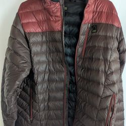 Men's Large XL Goose Down Jacket Ultralight Puffer Insulated Sierra Designs REI Hooded 800 Fp Packable Marmot Hiking Snowboarding Shell Burton 686 Msr