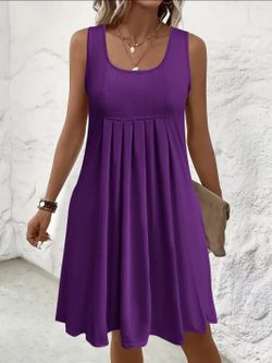 Two Beautiful Purple Plus Size Dresses