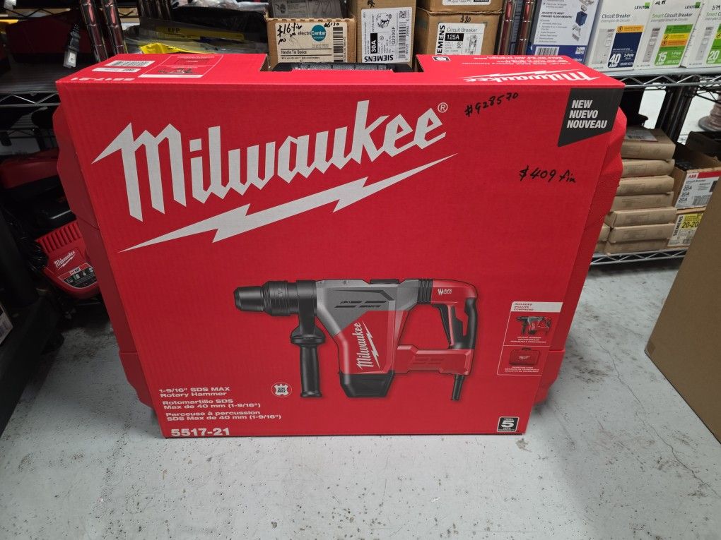 Milwaukee
1-9/16 in. SDS-Max Rotary Hammer