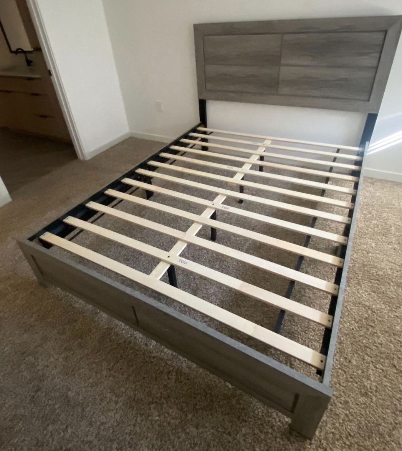 Platform Queen Size Bed Frame