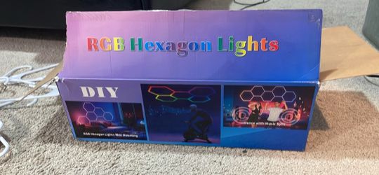 RGB Hexagon LED Wall Lights DIY Kit