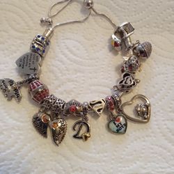 Authentic Pandora Sterling Silver Bracelet 