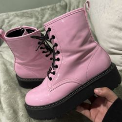 Steve Madden Pink Boots