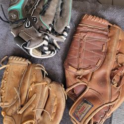 Baseball Gloves $25 Each