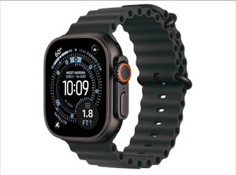 Apple Watch Ultra 3 [GPS + Cellular 49mm] w/Rugged Titanium Case w/Black Ocean Band