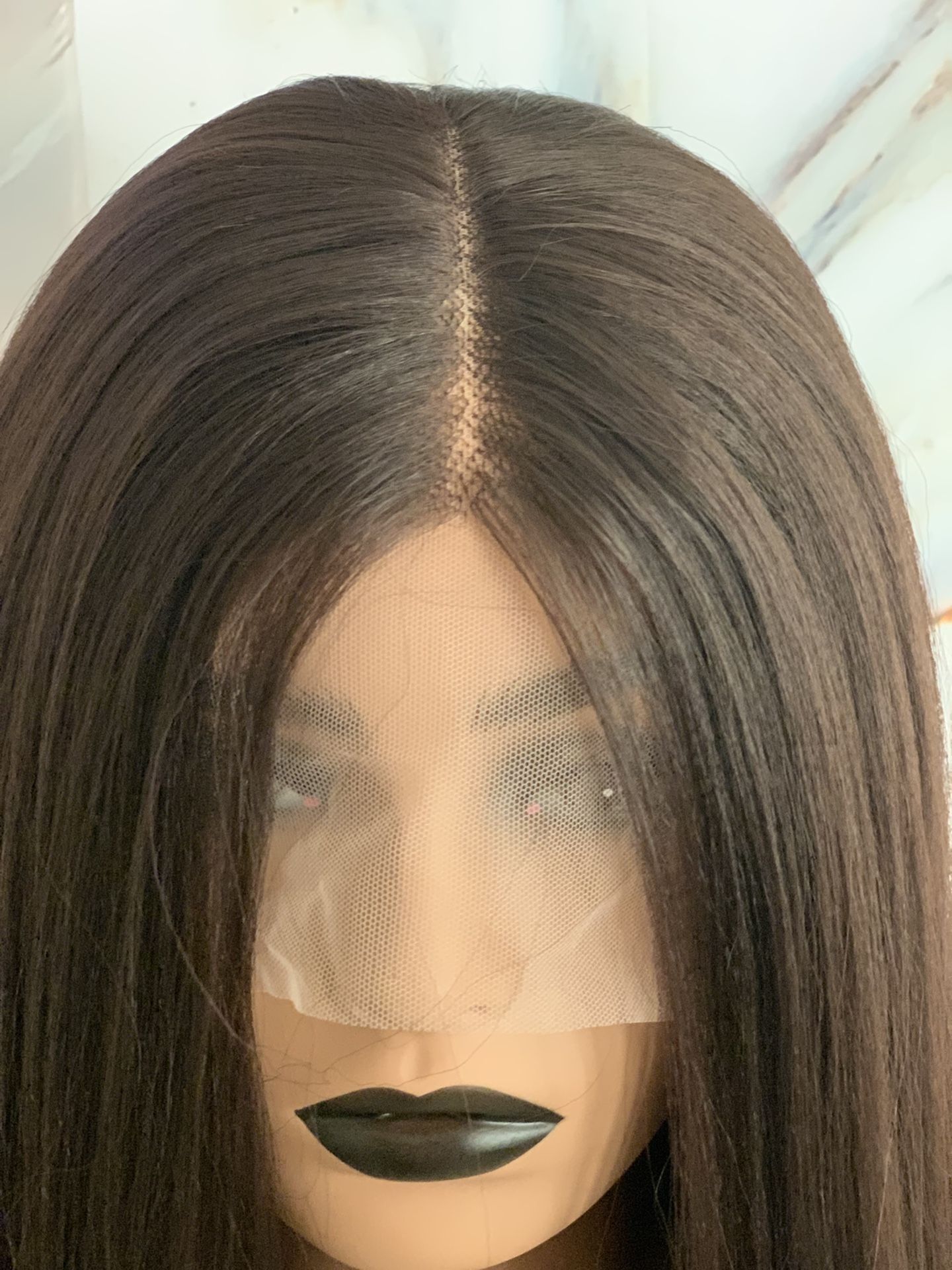 Brown Angle Bob Lace Front Wig