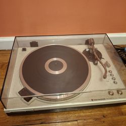 1978 Rare Vintage Kenwood KD-5070 Turntable Granite Base with Dust Cover - Fully Functional 