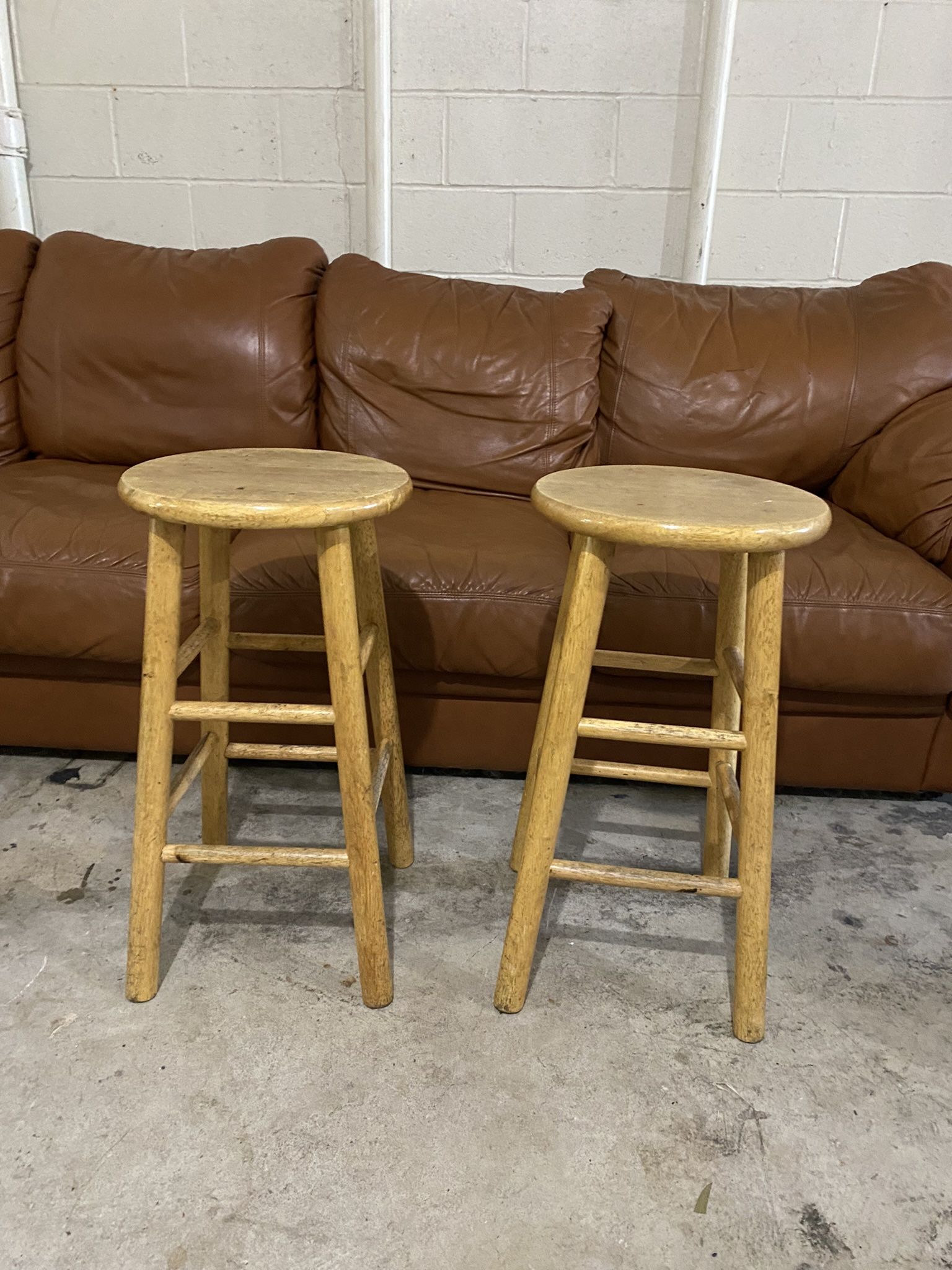 Wooden Stool Set