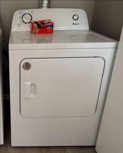 AMANA ELECTRIC DRYER, WHITE
