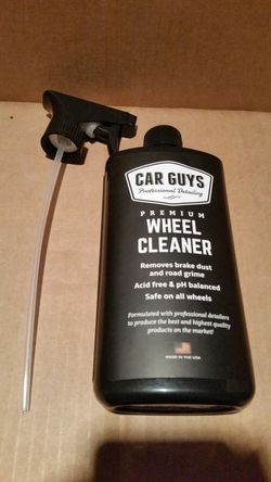 Premium wheel cleaner.
