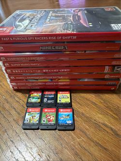 Nintendo switch games 220$
