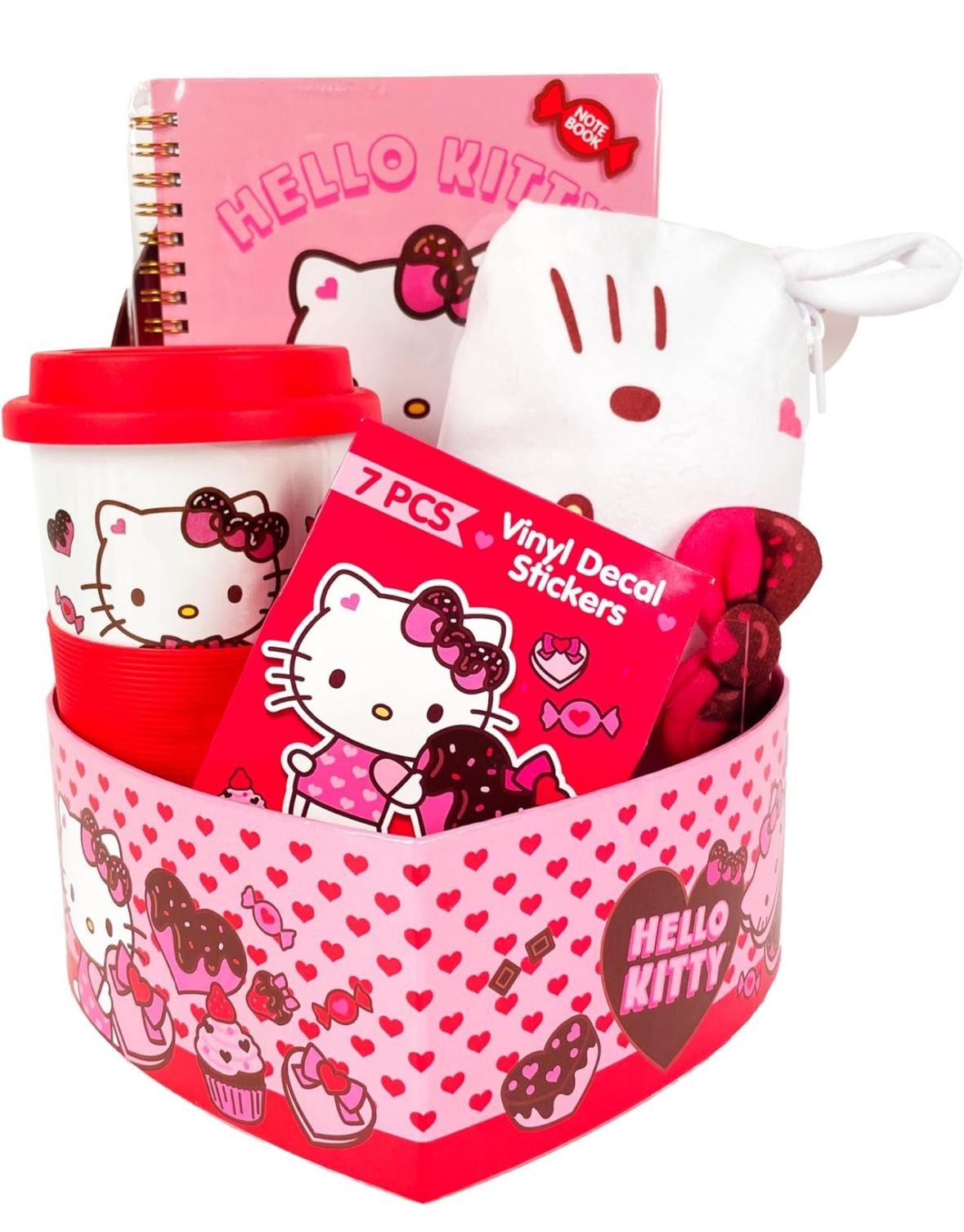 Hello Kitty Valentines Day Gift Basket