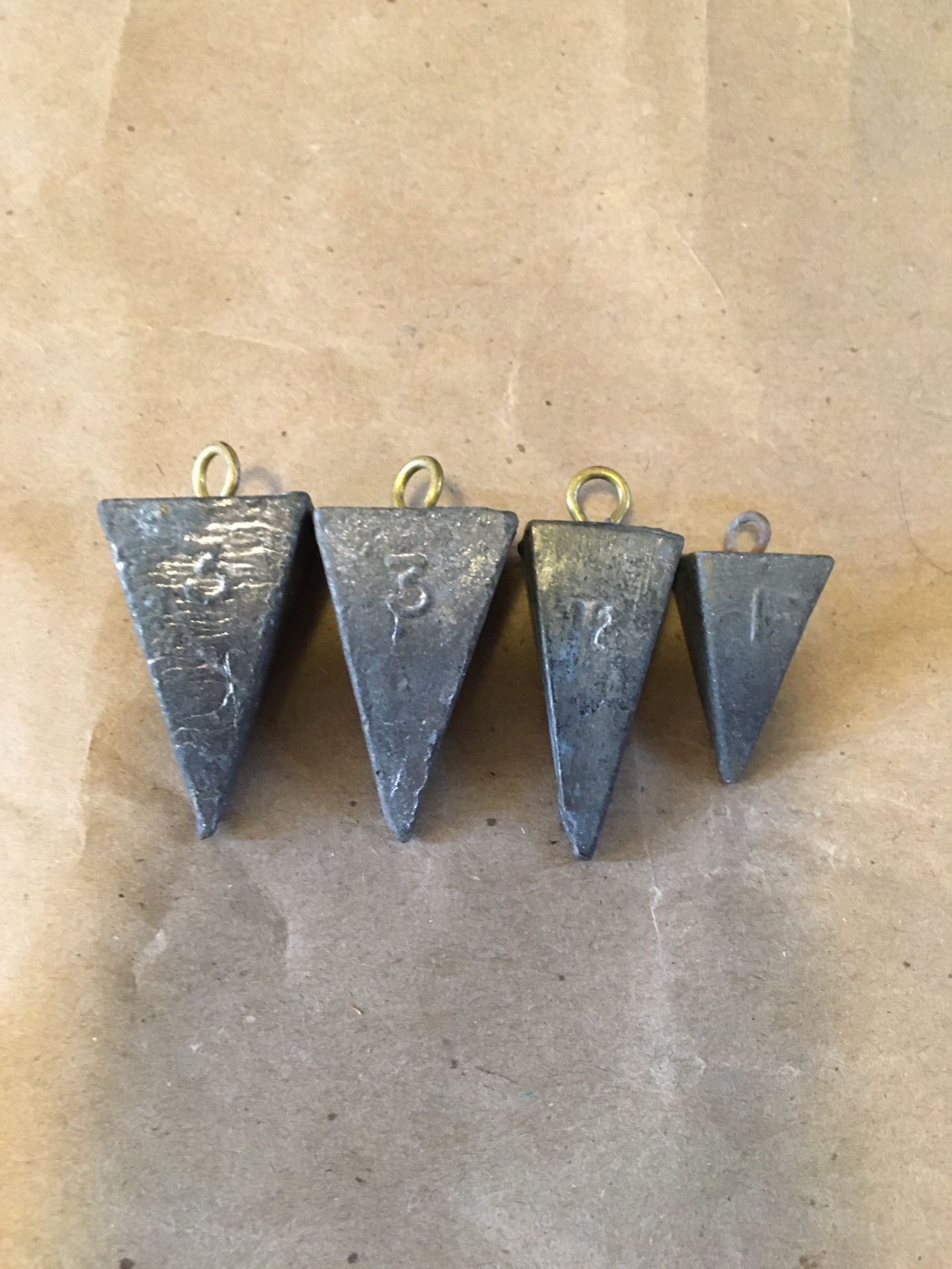 Fishing weights lead (4) lot6