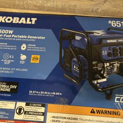 Kobalt duel-fuel generator