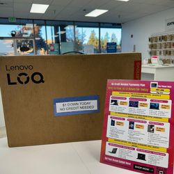 Lenovo LOQ 15 Laptop Pay $1 DOWN AVAILABLE - NO CREDIT NEEDED