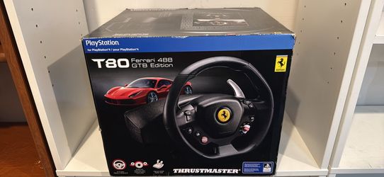 Thrustmaster T80 Ferrari 488 GTB Edition Racing Wheel for PS4