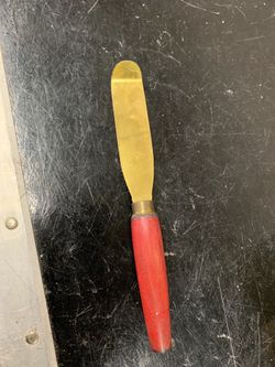 Vintage calf skin tucking tool